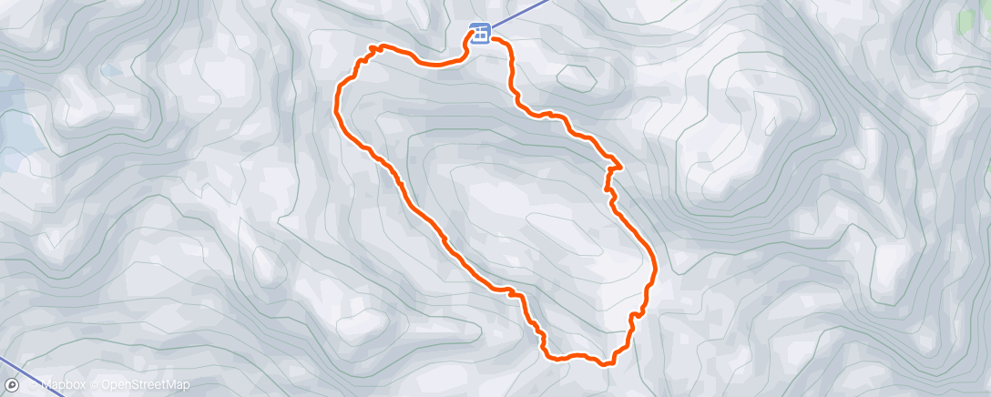 Map of the activity, Sessione di trail running pomeridiana