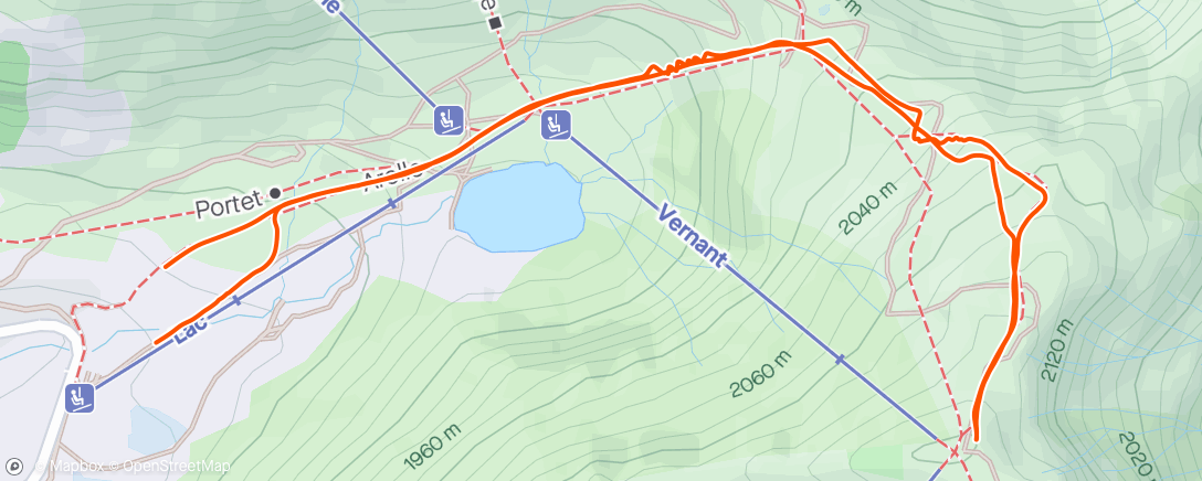 Mapa de la actividad (Les grands Vans avec Flo en ski de randonnée)