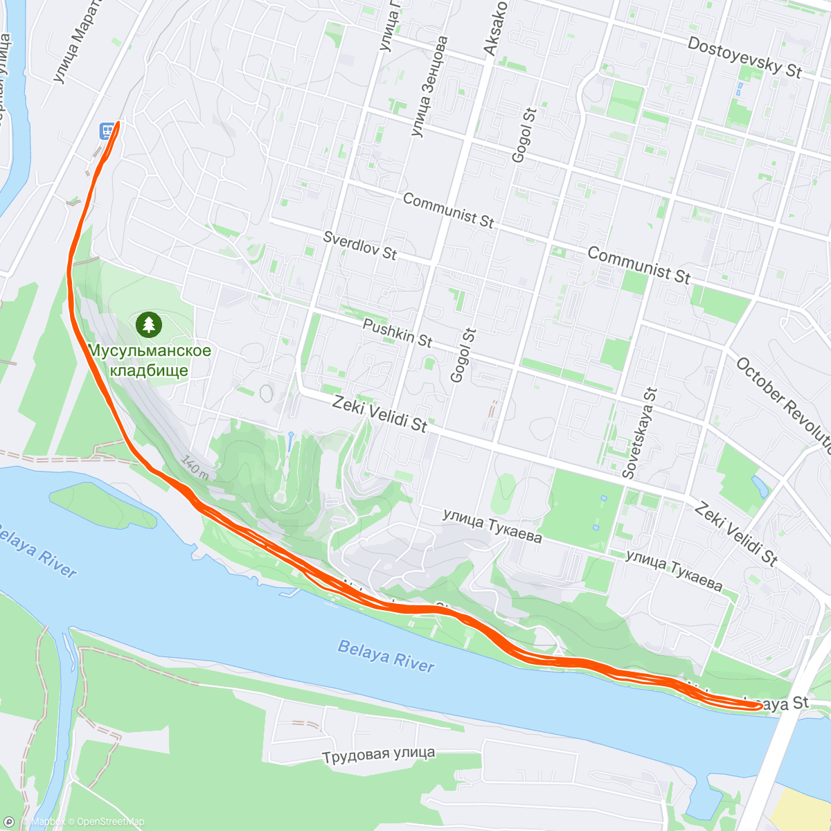 Map of the activity, dh