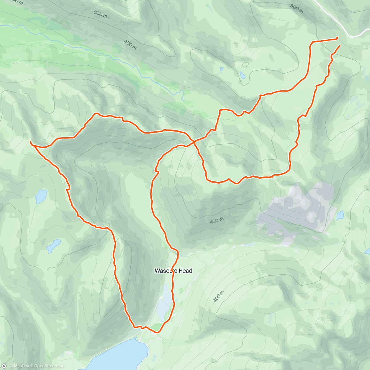 Map of the activity, Leg 4 recce