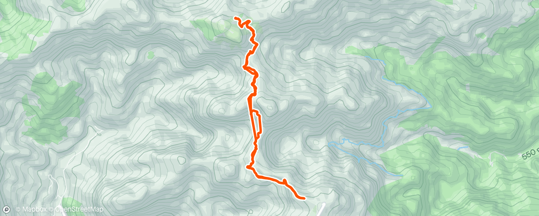 Map of the activity, Pico Arieiro - Pico Ruivo - Pico Arieiro