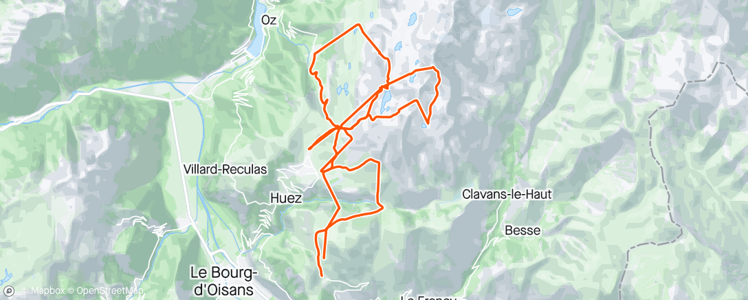 アクティビティ「Morning Alpine Ski」の地図