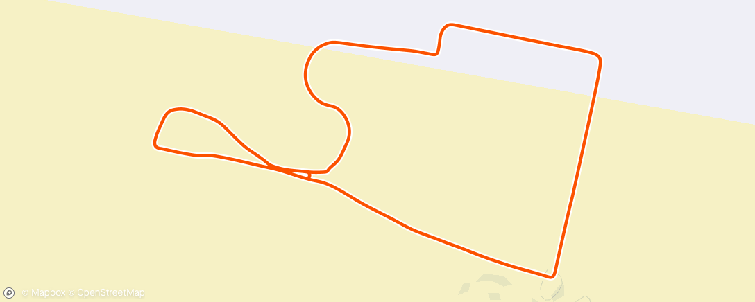 Map of the activity, MyWhoosh - Lactate shuttle #1