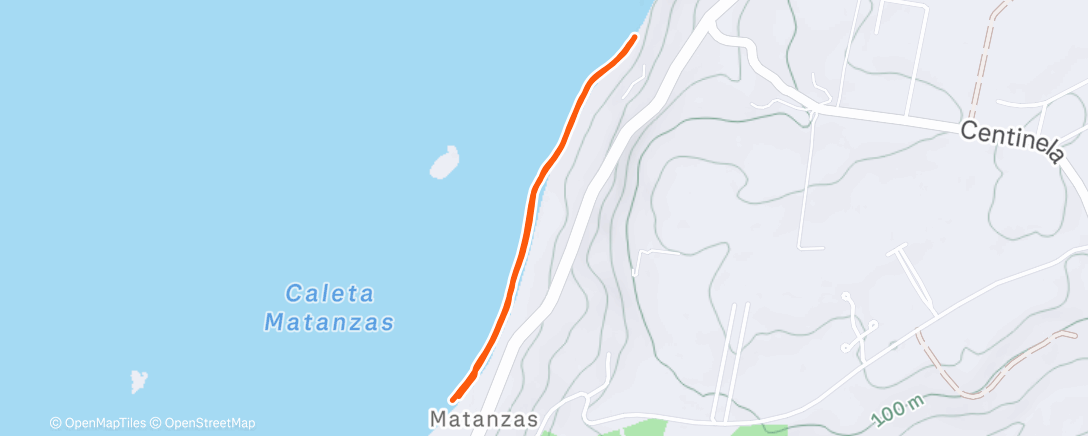 Map of the activity, Morning Trail Run