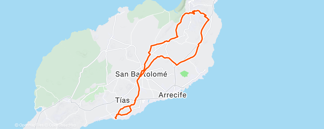 Map of the activity, 🚵🏽‍♀️