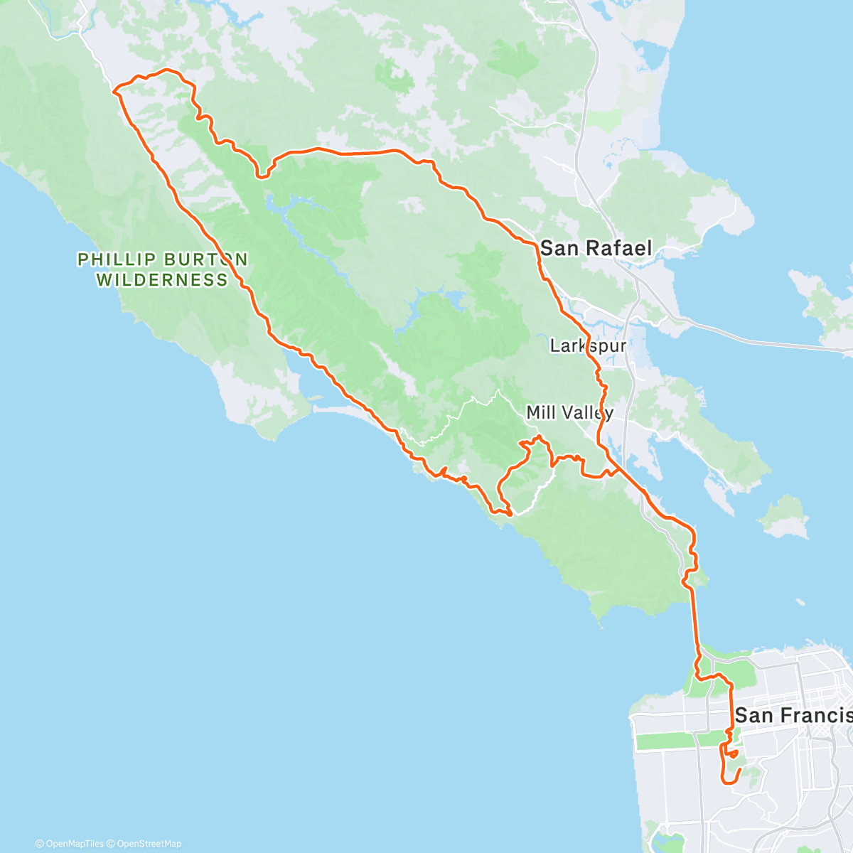 Map of the activity, Whelp, there goes the whole day