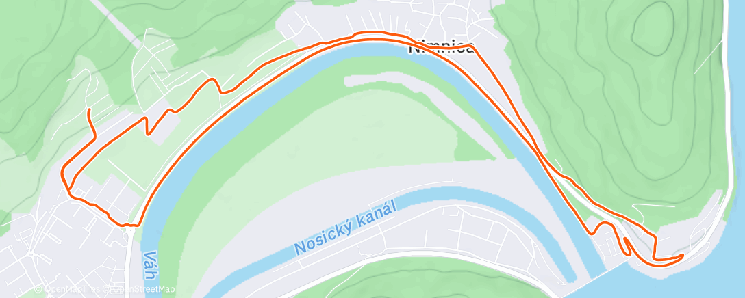 Карта физической активности (Afternoon Run)