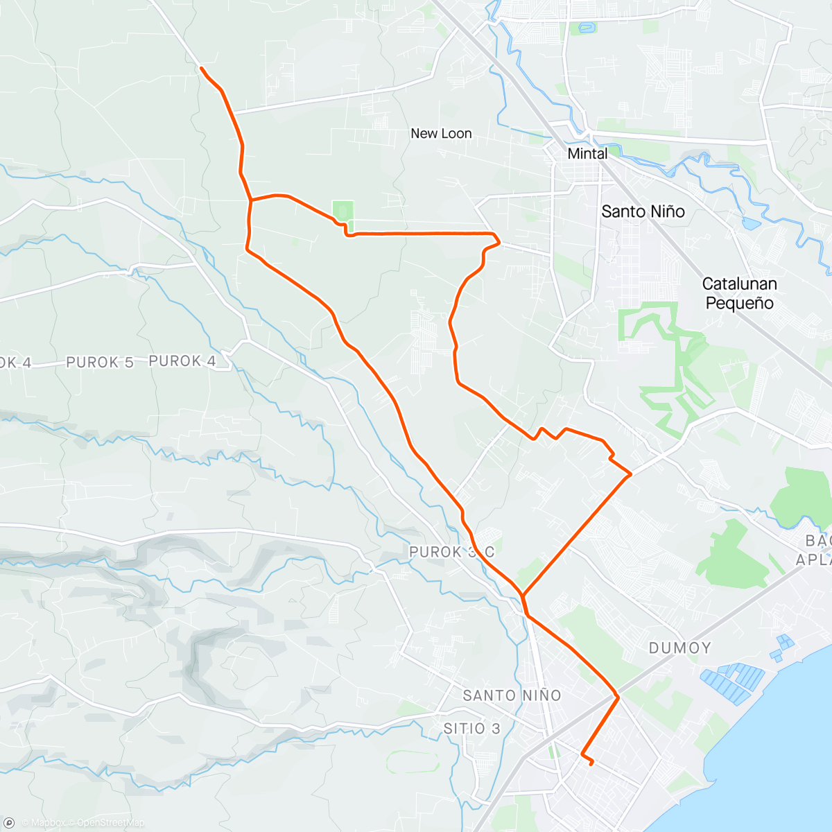 Mapa de la actividad (early Sunday morning ride 🌤️🚴‍♂️)
