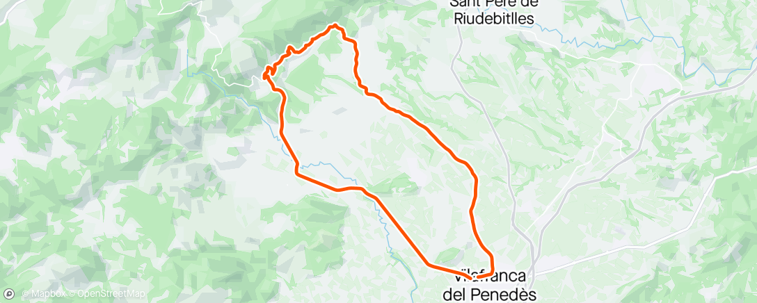 Map of the activity, Fontrubí amb ventot