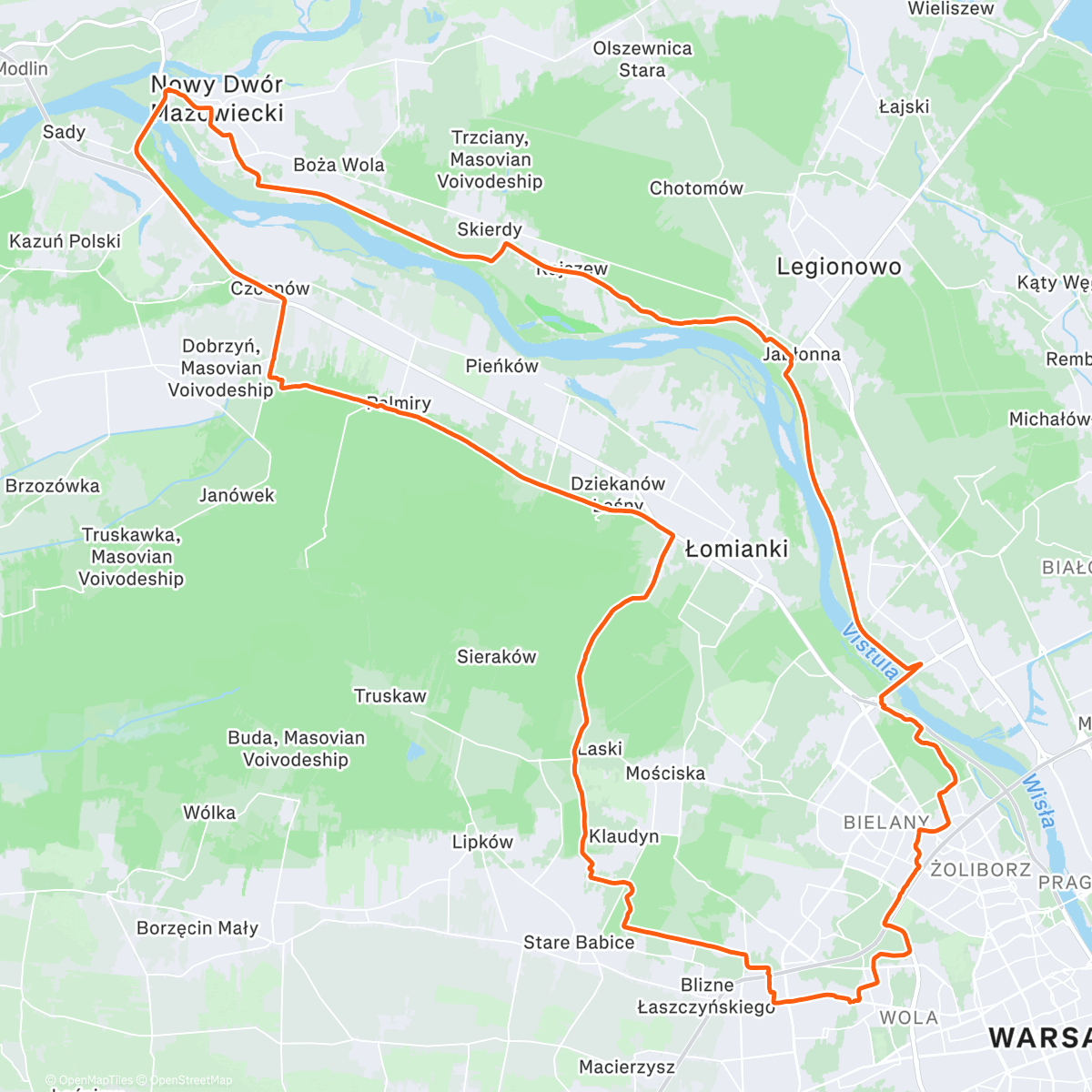 Map of the activity, Kontrola wału odbyta