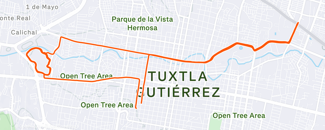 Map of the activity, Morning Ride