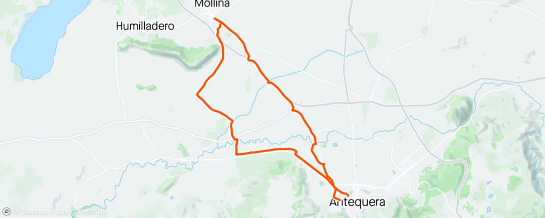 Kaart van de activiteit “Ave - Canal - Mollina - A-92 - Agrobroker”