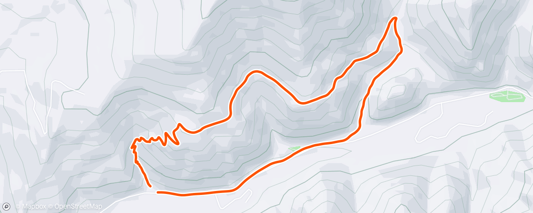 Map of the activity, Caves Loop