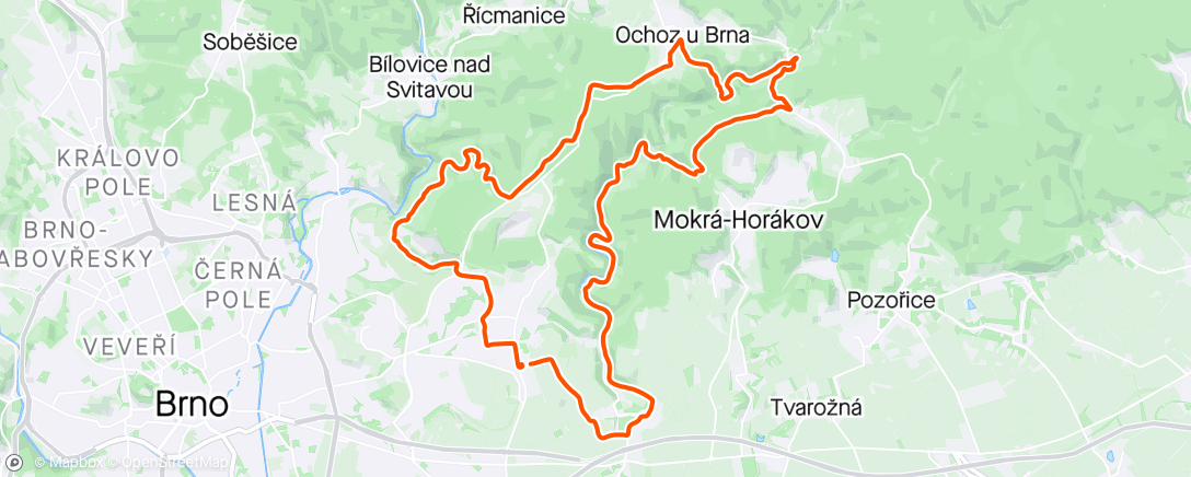 Mapa de la actividad (Ride)