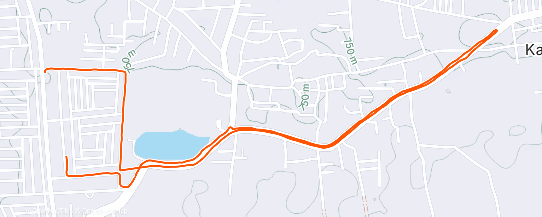 Map of the activity, Morning Ride