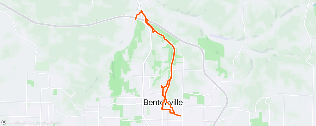 Map of the activity, First ride since the kidney thing. Time to work my way back.