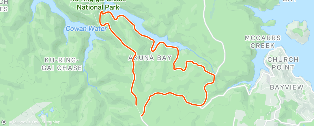 Map of the activity, Filipowe Kilometry 💙
BKOOL - Sydney - Akuna Clockwise