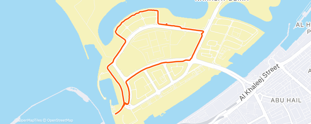 Map of the activity, Tempo