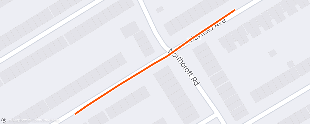 Map of the activity, Afternoon Walk