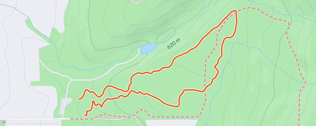 Map of the activity, Afternoon Mountain Bike Ride