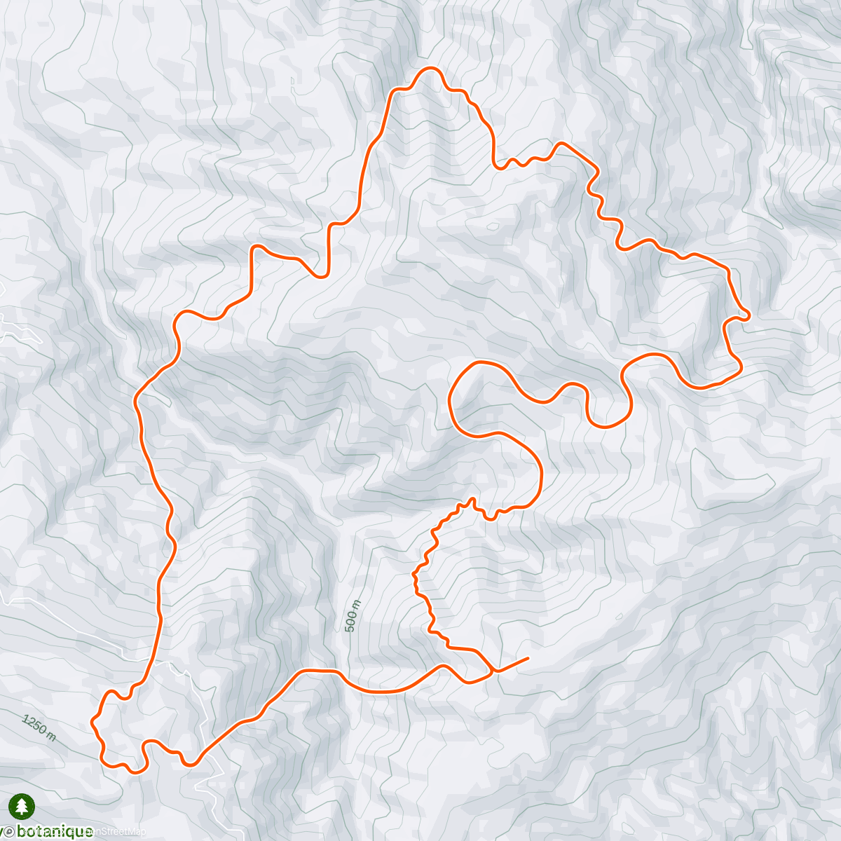 活动地图，Zwift - Race: VirtuSlo 4Endurance League - Zone 1 (C) on Douce France in France