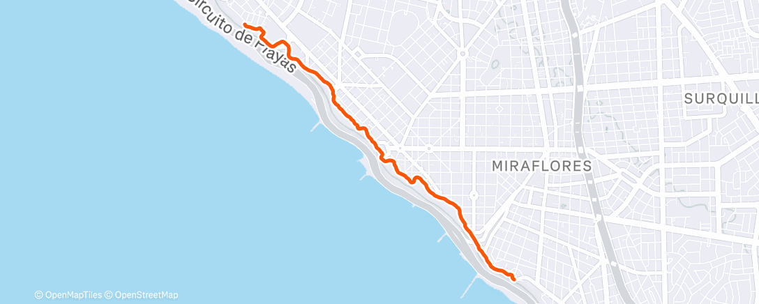 Map of the activity, 🇵🇪 LIM Malecon - Cool Walk