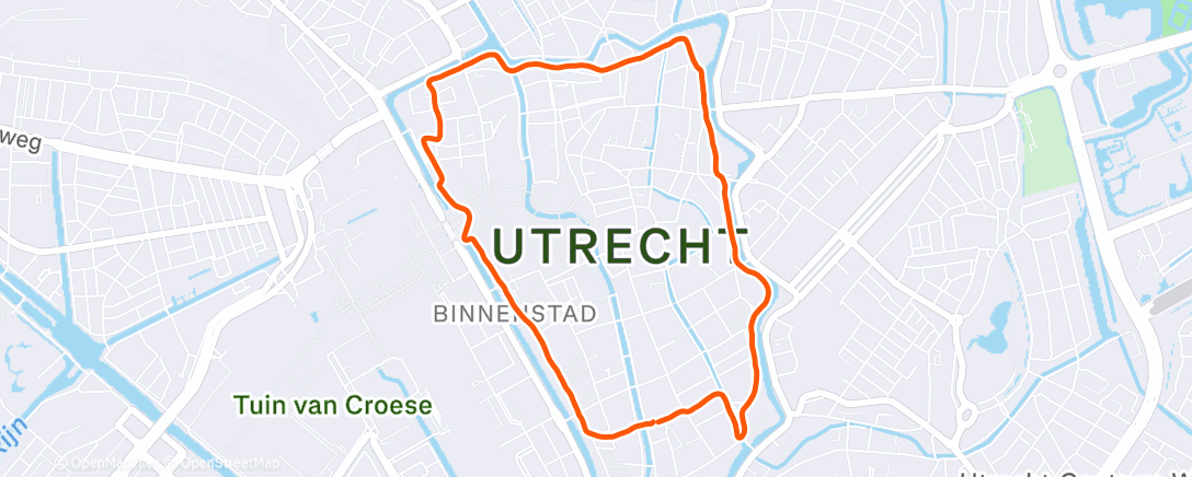 Map of the activity, Kerstrondje met Caio