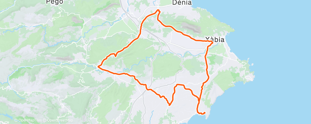 活动地图，Bicicleta a la hora del almuerzo