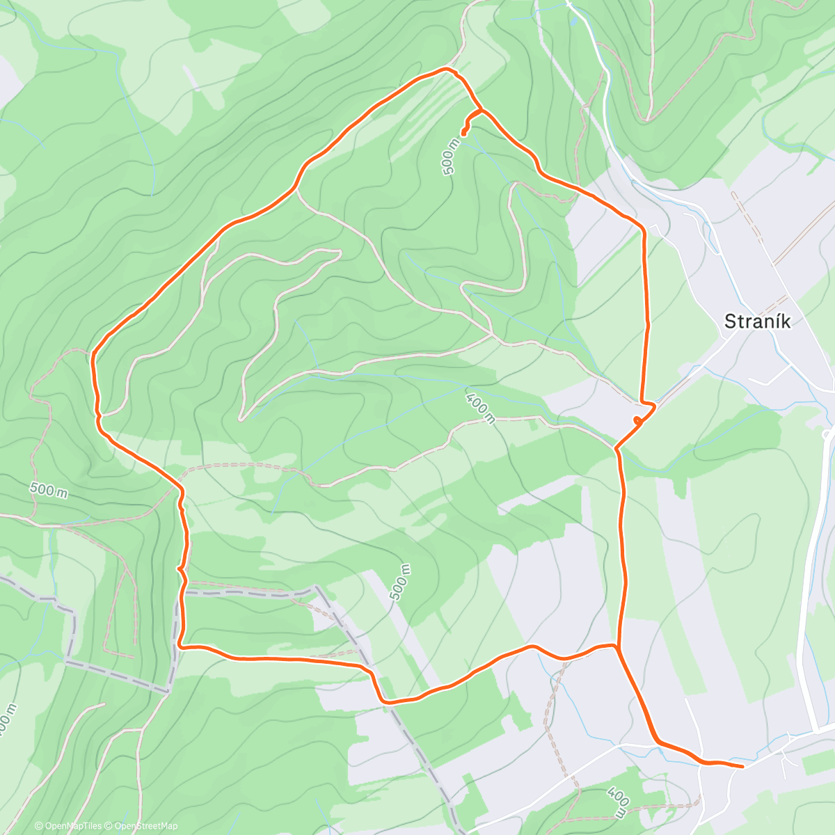 Карта физической активности (Morning Hike)