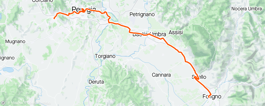 Map of the activity, Giro d‘Italia - Stage 7 ITT