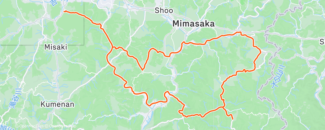 Map of the activity, Morning Ride