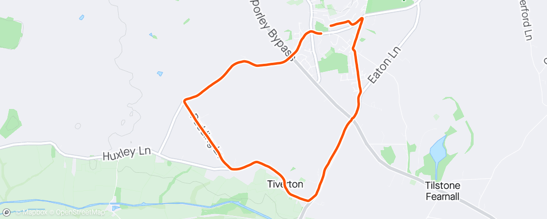 「Tiverton loop」活動的地圖