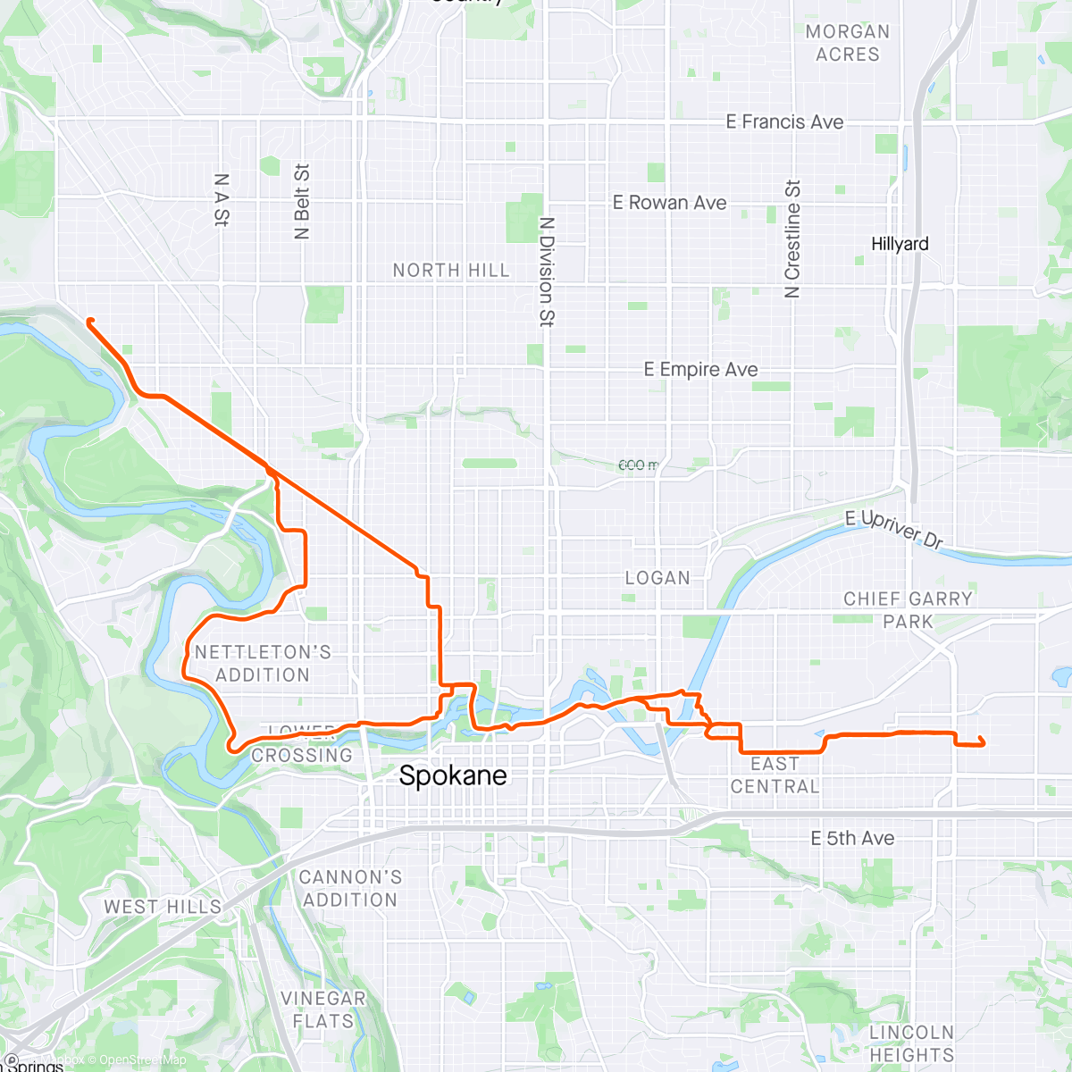 Map of the activity, Miles are my meditation