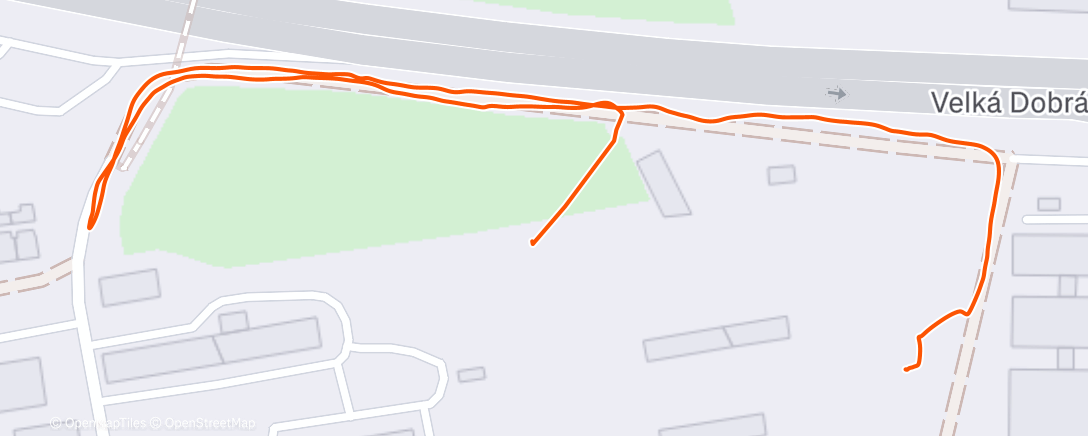 Map of the activity, Morning Walk