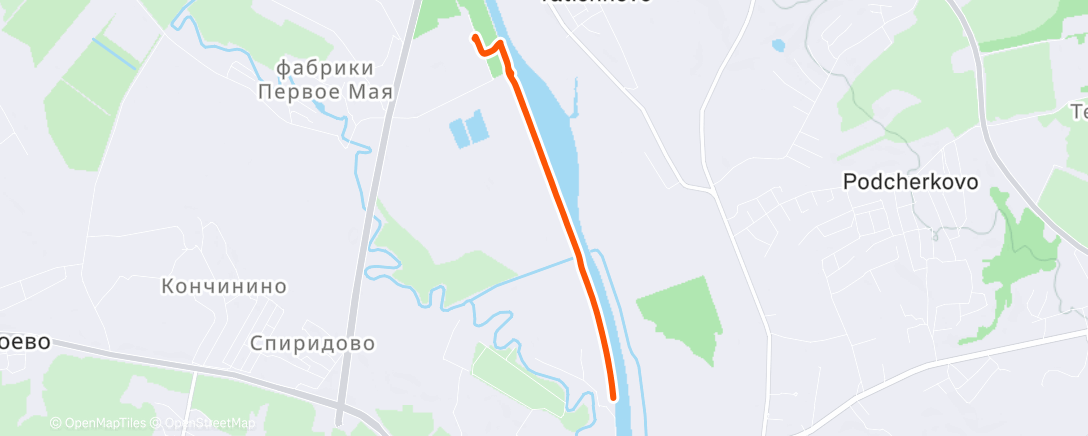 Map of the activity, Полуденный хайкинг