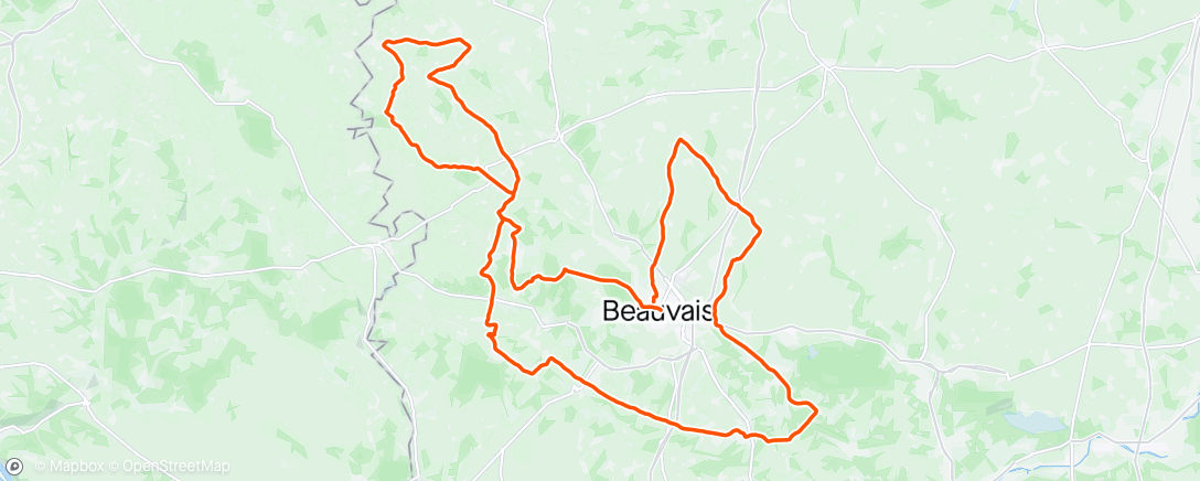 Map of the activity, L’oise etappe 4