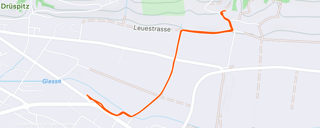 Map of the activity, Zum Abendessen