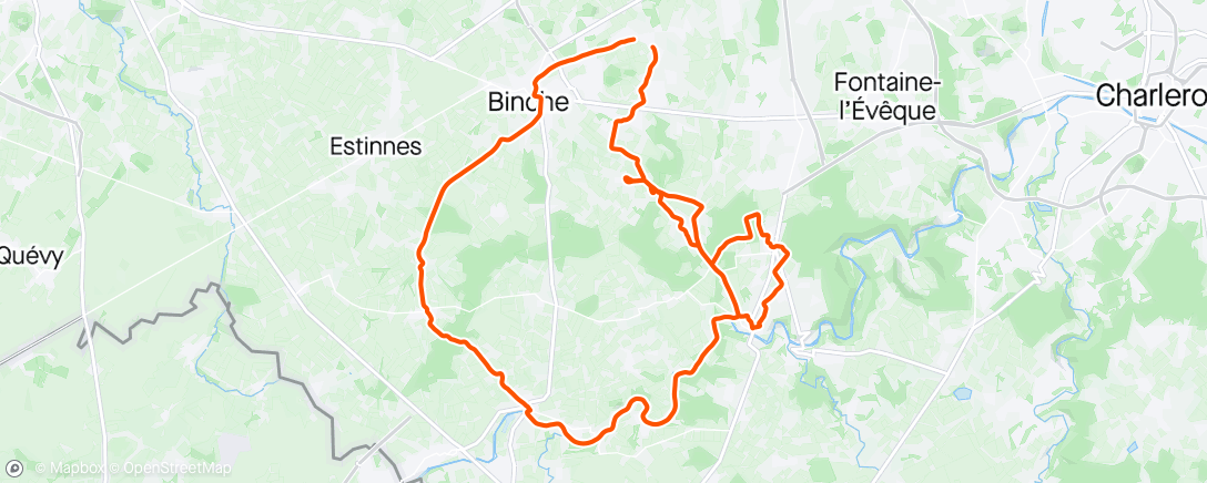 Map of the activity, TEAM BENOUBIKERS 🚵‍♂️