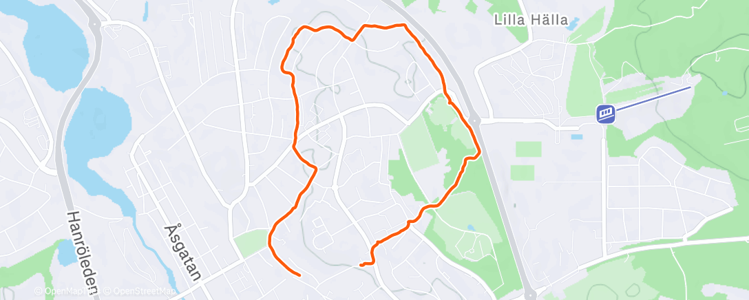 Карта физической активности (Evening Hike)