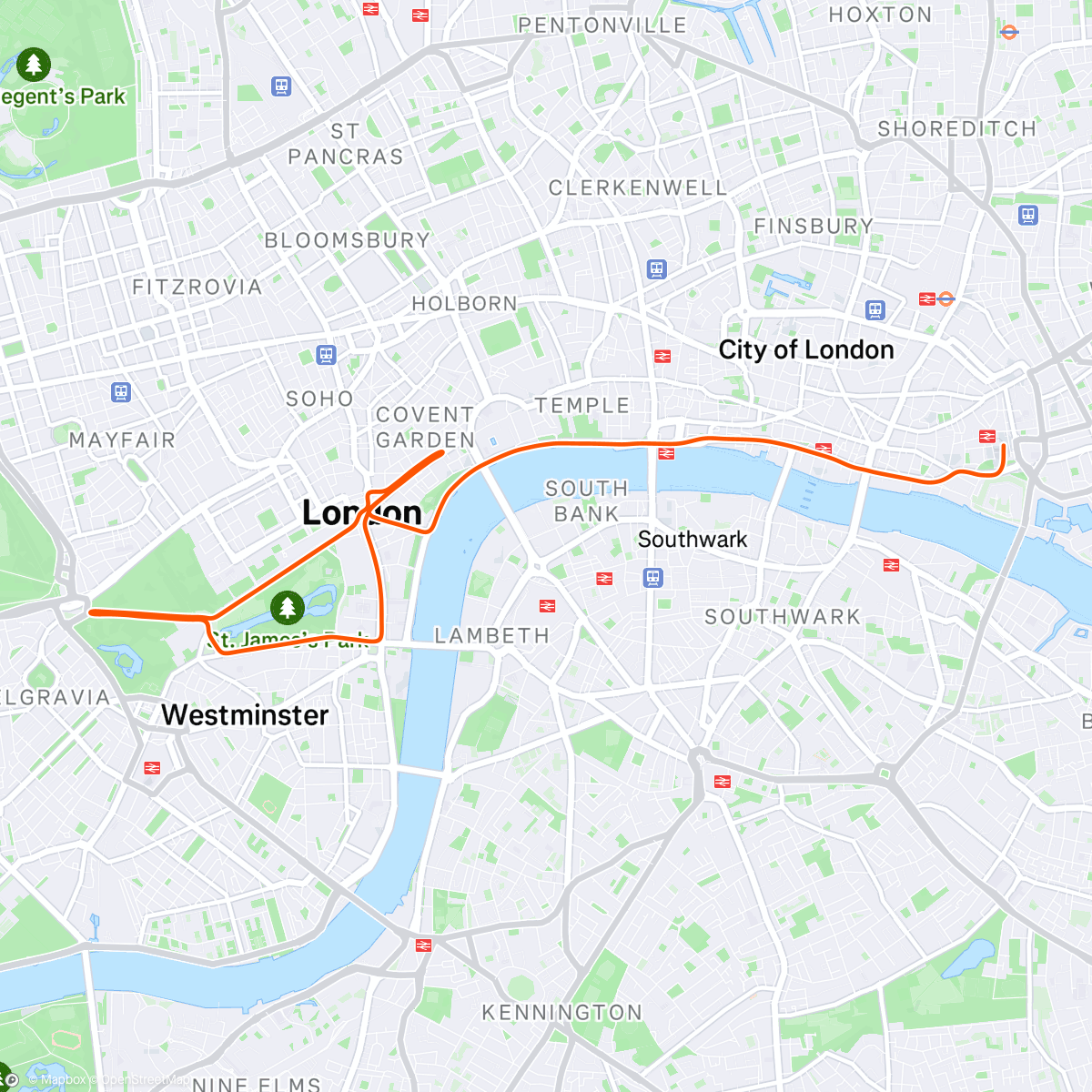 Map of the activity, Zwift - Race: Stage 3: Get Rolling - London Classique (D)🥉on Classique in London