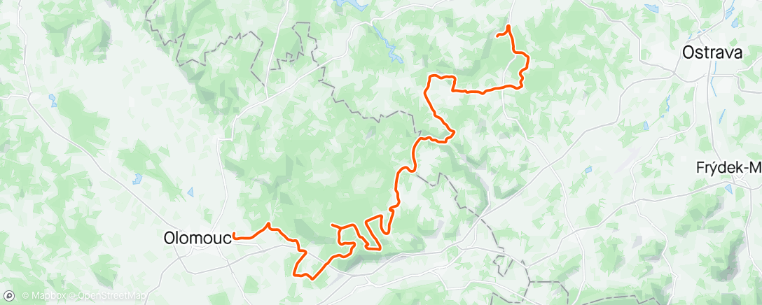 Mappa dell'attività MTB