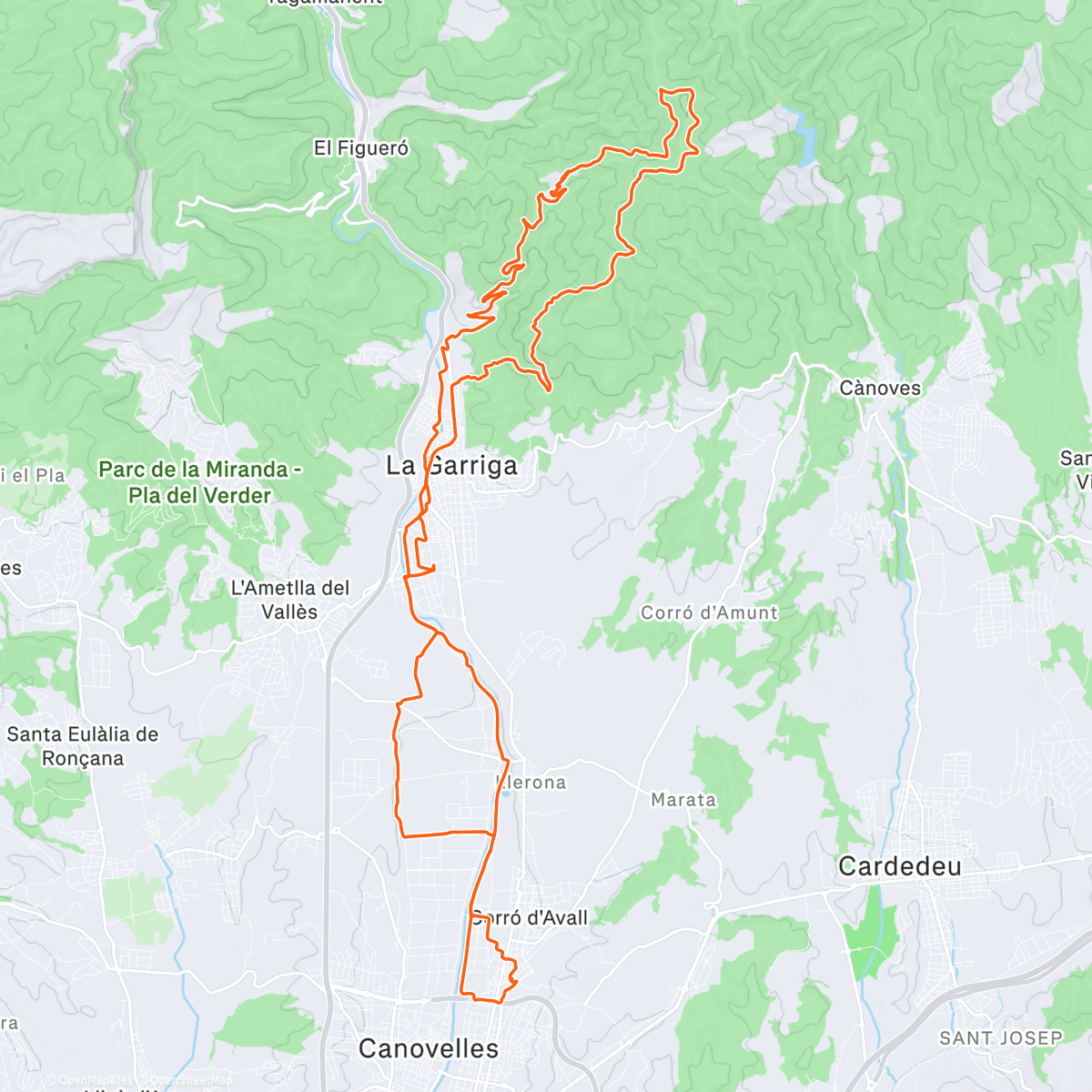 Map of the activity, Un Roca Centella para satisfacer a Manu! Una más con los Calipsos!