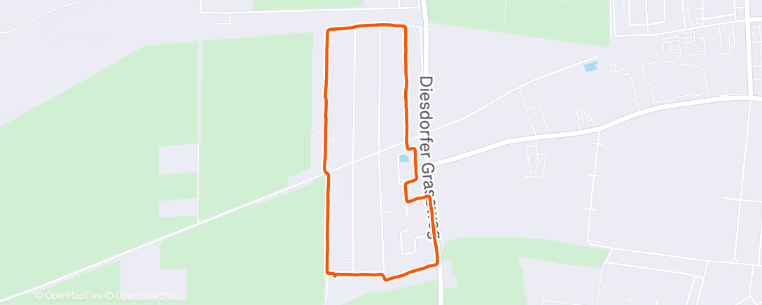 Карта физической активности (Spaziergang am Nachmittag)