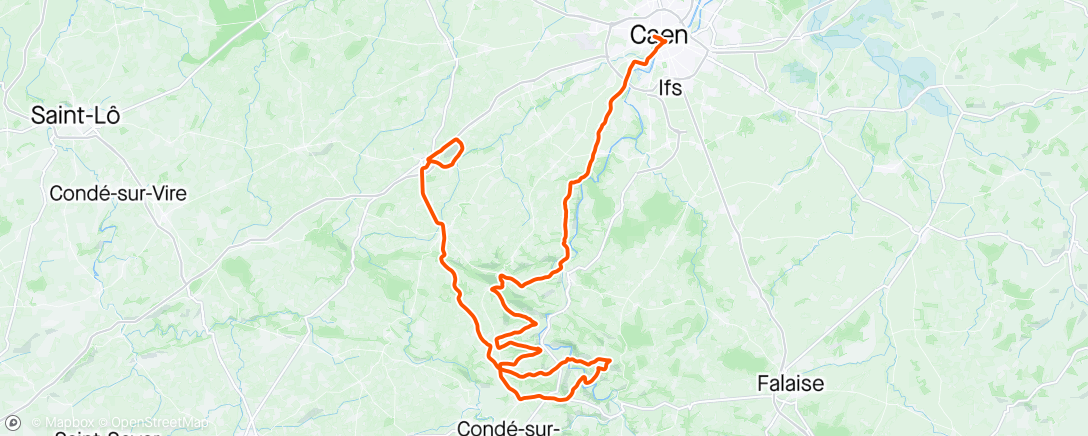 Map of the activity, Tour de Normandië stage 3 ⛰️