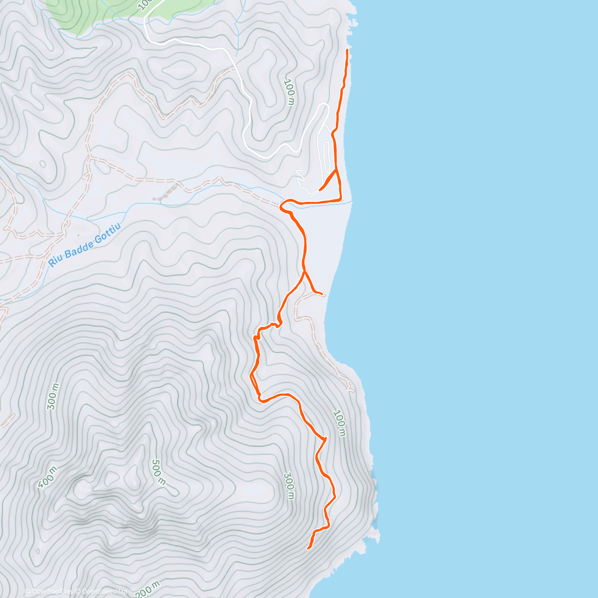 Map of the activity, Morning Trail Run