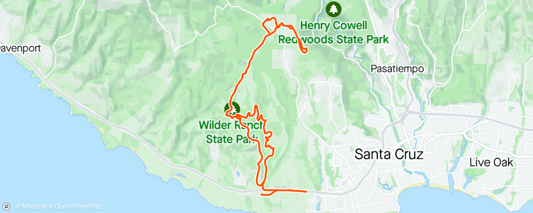 Mapa de la actividad (Wilder Mt. Bike with Kathleen)