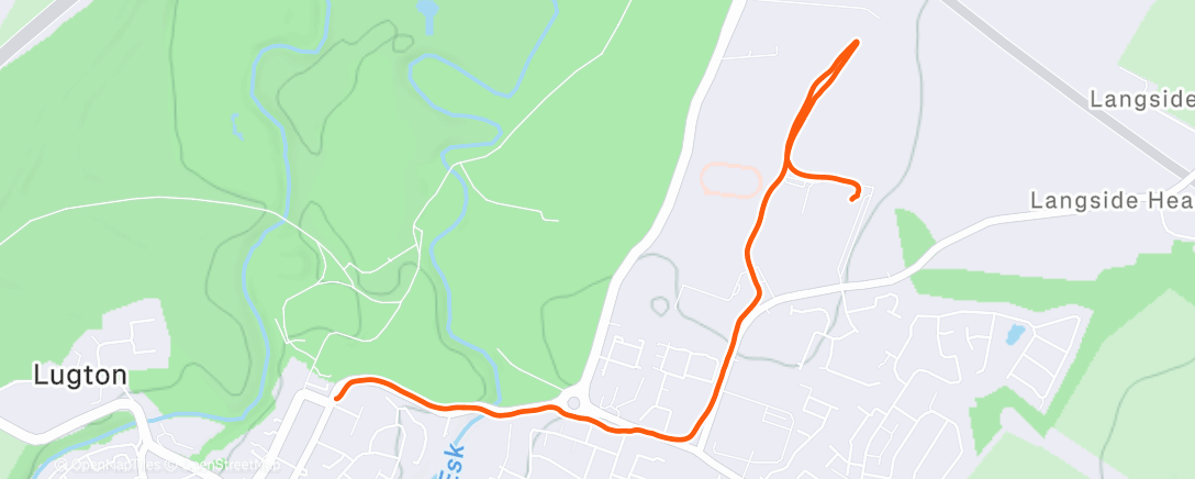 Map of the activity, 3k