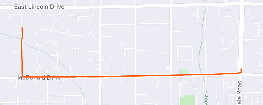 Карта физической активности (Morning Run)