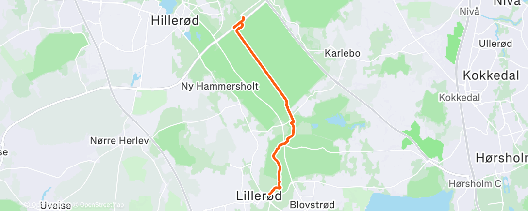 Карта физической активности (Lunch Hike)