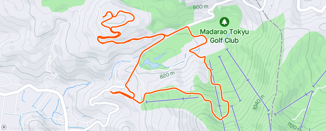 Map of the activity, Morning Walk/Run